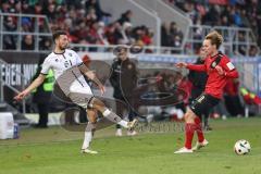 3. Liga; SV Wehen Wiesbaden - FC Ingolstadt 04; Lukas Fröde (34, FCI) Johansson Ryan (20 SVWW)