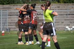 2. Bundesliga Frauen - Saison 2026/27  - FC Ingolstadt 04 Frauen - 1. FC Köln II - Im Nachschuss trifft Emma Kusch (Nr.9 - FCI Frauen) zum 2:0 Führungstreffer - jubel - XXXXX - Foto: Meyer Jürgen