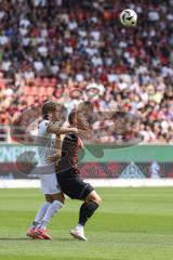 3. Liga; FC Ingolstadt 04 - TSV 1860 München; Zweikampf Kampf um den Ball Benjamin Kanuric (8, FCI) Philipp David (8 TSV)