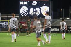 3. Liga; SV Sandhausen - FC Ingolstadt 04; Benjamin Kanuric (8, FCI) Tor Jubel Treffer Anschlßtreffer 4:3 Felix Keidel (43, FCI) Deniz Zeitler (38, FCI)