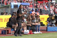 Toto-Pokal; Finale; FV Illertissen - FC Ingolstadt 04; Cheftrainer Michael Köllner (FCI) nicht zufrieden