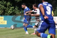 Kreisliga
 - Saison 2024/25- TSV Oberh./Unterhaunstadt - SV Kasing-  - Der 2:0 Führungstreffer durch Ramazan Kumaz blau Oberh.Unterhaunstadt - jubel - Foto: Meyer Jürgen