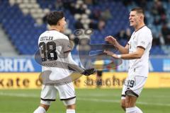 3. Liga; SV Wehen Wiesbaden - FC Ingolstadt 04; Tor Jubel Treffer Deniz Zeitler (38, FCI) Mladen Cvjetinovic (19, FCI)