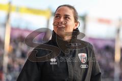 3. Liga; VfL Osnabrück - FC Ingolstadt 04; vor dem Spiel Cheftrainerin Sabrina Wittmann (FCI)
