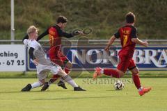 Kreisliga - Saison 2024/25- SV Kasing - TSV Hohenwart - Johannes Jocham weiss Hohenwart - Mathias Neumayer rot Kasing - Foto: Meyer Jürgen