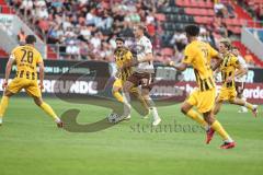 3. Liga; FC Ingolstadt 04 - Alemannia Aachen; Vinko Šapina (41, FCI) Mehdi Loune (10 AA) Joel da Silva Kiala (37 AA) Danilo Wiebe (28 AA) Matti Wagner (3 AA)