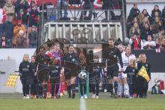 DFB -Pokal Frauen - Saison 2025/26 - FC Ingolstadt 04 Frauen - FC Bayern München - Die Mannschaften vor dem Spiel - XXXXX - Foto: Meyer Jürgen