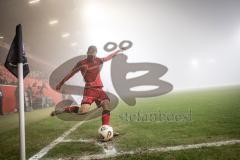 3. Liga; FC Ingolstadt 04 - MSV Duisburg; Ecke Nebel Max Besuschkow (17, FCI)