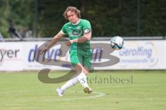 Bezirksliga - Saison 2025/26 - FC Gerolfing - VFR Garching - Bastian Heigl grün Gerolfing - XXXXX - Foto: Meyer Jürgen