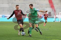 3. Liga; FC Ingolstadt 04 - 
SV Sandhausen; Julian Kügel (31, FCI) Knipping Tim (4 SVS)