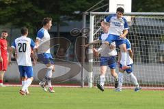 Bezirksliga - Saison 2024/25 - FC Fatih Ingolstadt - TSV Rohrbach -  Der 0:1 Führungstreffer durch Kai Suzuki weiss Rohrbach - jubel  -  Foto: Meyer Jürgen