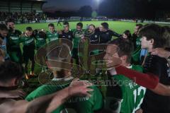 Kreisliga - Saison 2023/24 - Relegation zur BZL - FC Gerolfing - SV Aschau - Jubel nach dem Spiel - Gerolfing steigt in die BZL auf - Foto: Meyer Jürgen