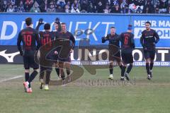 3. Liga - Saison 2025/26 - Hansa Rostock - FC Ingolstadt 04  -  Der 0:3 Führungstreffer durch - Marcel Costly (Nr.22 - FCI) - jubel - XXXXX - Foto: Meyer Jürgen