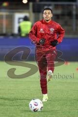 3. Liga; 1. FC Schweinfurt 05 - FC Ingolstadt 04; vor dem Spiel Emilio Kehrer (44, FCI)