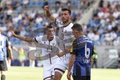 3. Liga; 1. FC Saarbrücken - FC Ingolstadt 04 - Tor Jubel Treffer 2:2 Siegtreffer Lukas Fröde (34, FCI) Mladen Cvjetinovic (19, FCI) Sontheimer Patrick (6 FCS)