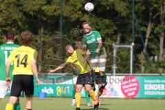 Kreisliga - Saison 2023/2024 - FC Gerolfing - FC Hitzhofen/Oberzell - Matthias Hamm grün Gerolfing - Matthias Wild
 gelb Hitzhofen - Foto: Meyer Jürgen