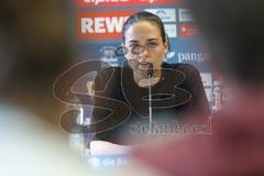 3. Liga; TSV 1860 München - FC Ingolstadt 04; Interview Pressekonferenz Cheftrainerin Sabrina Wittmann (FCI)