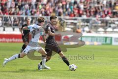 3. Liga; TSV 1860 München - FC Ingolstadt 04; Georgios Antzoulas (6, FCI) Steinkötter Justin (9 TSV)