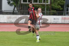 2. Bundesliga Frauen - Saison 2024/25 - FC Ingolstadt 04 Frauen - 1. FC Nürnberg - Emma Kusch (Nr.9 - FCI Frauen) - Steck Madeleine weiss Nürberg - Foto: Meyer Jürgen