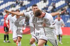 3. Liga; Hannover 96 II - FC Ingolstadt 04; Tor Jubel Treffer Sebastian Grönning (11, FCI) Mladen Cvjetinovic (19, FCI)