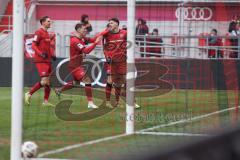 3. Liga - Saison 2025/26 - FC Ingolstadt 04 - VFB Stuttgart II - Dennis Kaygin (Nr.10 - FCI) mit dem 2:1 Führungstreffer - jubel - XXXXX - Foto: Meyer Jürgen