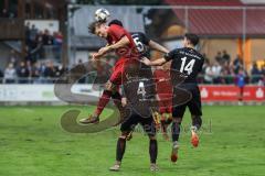 Toto Pokal; FC Sportfreunde Schwaig - FC Ingolstadt 04; Zweikampf Kampf um den Ball Frederik Christensen (11, FCI), Florian Pflügler 25, Brill Noah 4, Johannes Empl 14