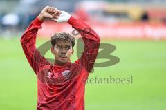 3. Liga; TSV Havelse - FC Ingolstadt 04; vor dem Spiel Yann Sturm (7, FCI)