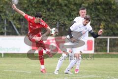 Kreisklasse - Saison 2025/26- Türk SV Ingolstadt - MTV Ingolstadt-  - Umut Yürükal rot Türkisch  - Marco Battaglia weiss MTV - Foto: Meyer Jürgen