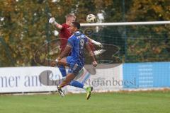 Kreisliga- Saison 2024/25- TSV Ober./Unterh.stadt - FC Hitzhofen /Oberzell -  - Valentin Puhar Torwart Hitzhofen - Manuell Hunner blau Oberh.stadt - Foto: Meyer Jürgen