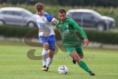 Bezirksliga - Saison 2023/2024 - TSV Gaimersheim - TSV Rohrbach  - Nicolae Nechita (Nr.19 - Gaimersheim) - Maximilian Merkl weiss Rohrbach - Foto: Meyer Jürgen