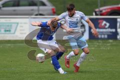 Kreisklasse - Saison 2025/26- TSV Großmehring - SV Oberstimm-  - Jonas Weidinger weiss Oberstimm  - Dardan Berisha blau Großmehring - Foto: Meyer Jürgen