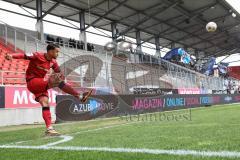 3. Liga; FC Ingolstadt 04 - SV Waldhof Mannheim; Ecke Fredrik Carlsen (8, FCI)