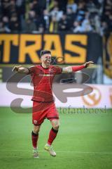 3. Liga; Alemannia Aachen - FC Ingolstadt 04; Sieg Jubel Freude Linus Rosenlöcher (19, FCI)