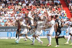 3. Liga; FC Ingolstadt 04 - TSV 1860 München; Ecke Sebastian Grönning (11, FCI) Torchance Ryan Malone (16, FCI) Verlaat Jesper (4 TSV) Schubert Fabian (10 TSV) Lukas Fröde (34, FCI) Dennis Borkowski (7, FCI) Zweikampf Kampf um den Ball Schifferl Raphael (