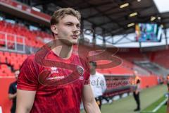 3. Liga; FC Ingolstadt 04 - Erzgebirge Aue; vor dem Spiel Jasper Maljojoki (23, FCI)
