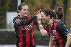 *** 2. Bundesliga Frauen - Saison 2025/26 - FC Ingolstadt 04 Frauen - VFL Bochum - Die Mannschaft vor dem Sppiel beim Abklatschen - XXXXX - Foto: Meyer Jürgen