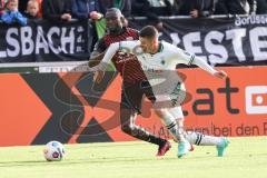 3. Liga; Testspiel; FC Ingolstadt 04 - Borussia Mönchengladbach; Daouda Beleme (9, FCI) Zweikampf Kampf um den Ball