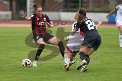 2. Bundesliga Frauen - Saison 2024/25 - FC Ingolstadt 04 Frauen - 1. FC Nürnberg - Stefanie Reischmann (Nr.24 - FCI Frauen) - Brunnmair Livia weiss Nürnberg - Burkhard Nadja rot FCI - Foto: Meyer Jürgen