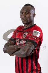 Moussa Doumbouya (27, FCI) ; FC Ingolstadt 04; 3.Liga, Porträttermin 2022/2023
