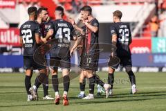 3. Liga; FC Ingolstadt 04 - Rot-Weiss Essen; Ausgleich 2:2 Max Besuschkow (17, FCI) Simon Lorenz (32, FCI) Niclas Dühring (18, FCI) Felix Keidel (43, FCI) Marcel Costly (22, FCI) Lukas Fröde (34, FCI)