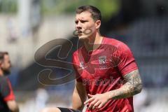 3. Liga; TSV 1860 München - FC Ingolstadt 04; Jonas Scholz (15, FCI) vor dem Spiel