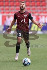 3.Liga - Saison 2023/2024 - FC Ingolstadt 04 -  1. FC Saarbrücken - Yannick Deichmann (Nr.20 - FCI) - Foto: Meyer Jürgen