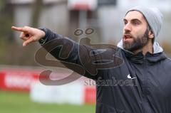 Bezirksliga - Saison 2022/2023 - SV Manching  - TSV Rohrbach - Fabian Reichenberger Trainer Manching - Foto: Meyer Jürgen