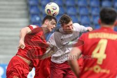 3. Liga - Saison 2025/26 - SV Wehen/Wiesbaden - FC Ingolstadt 04  - Jonas Scholz (Nr.15 - FCI) - Moritz Flotho (Nr.28 - Wiesbaden) - Foto: Meyer Jürgen