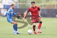 3. Liga; Testspiel; FC Ingolstadt 04 - 1. FC Heidenheim; Dennis Kaygin (10, FCI) Zweikampf Kampf um den Ball Scienza Leonardo (8 HDH)