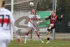 2. Bundesliga Frauen - Saison 2025/26 - FC Ingolstadt 04 Frauen - VFB Stuttgart  - Nina Penzkofer (Nr.29 - FC Ingolstadt Frauen I) - Dongus Tamar Lea weiss Stuttgart  - Foto: Meyer Jürgen