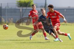 A - Junioren Bundesliga -  Saison 2023/2024 - FC Ingolstadt 04 - FSV Mainz 05 - Mustafa Özden rot FCI - Foto: Meyer Jürgen