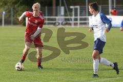 Kreisliga- Saison 2024/25- TSV Etting - TSV Altmannstein-  - Thomas Riegelsberger rot Altmannstein - Daniel Hopf weiss Etting - Foto: Meyer Jürgen