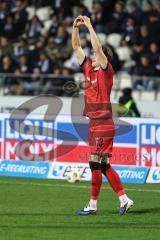 3. Liga; SSV Ulm - FC Ingolstadt 04; Tor Jubel Treffer Jasper Maljojoki (23, FCI) mit Herz