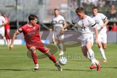 Toto-Pokal Finale; Würzburger Kickers - FC Ingolstadt 04; Kraus Tim (31 WK) Sebastian Grönning (11, FCI)